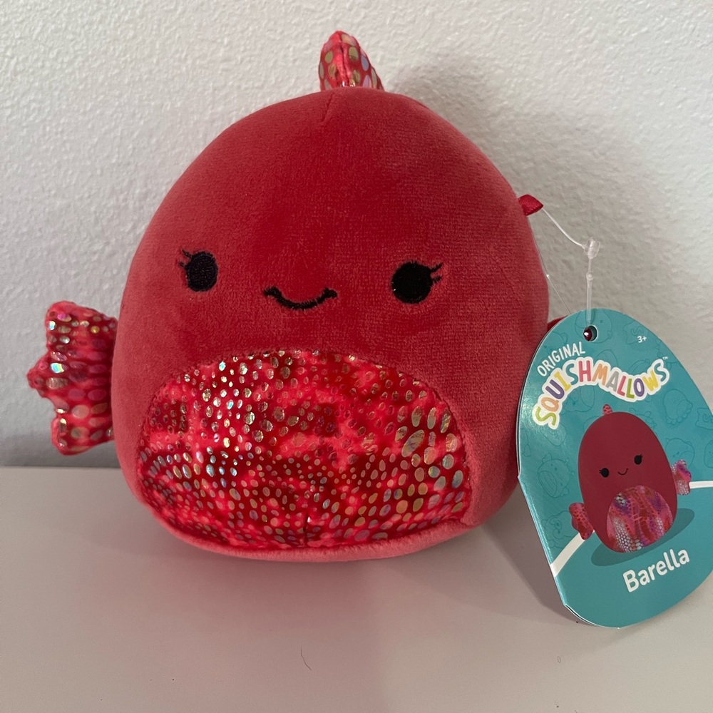 Squishmallows Barella Sparkling Red Plush